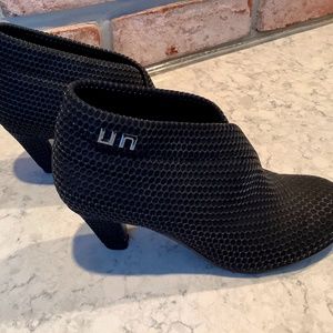 United Nude Black ankle booties
